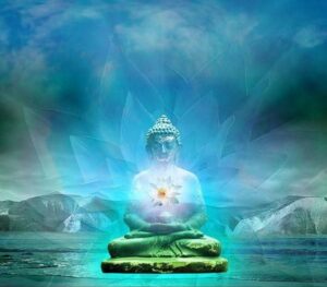 achtergrond met boeddha